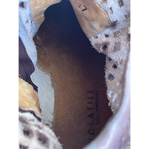 VERY VOLATILE Western Brown Genuine Leather Boots for Women Size 7 Great - Picture 10 of 10